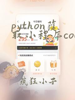 python获取小程序code