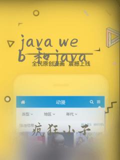 java web 和java