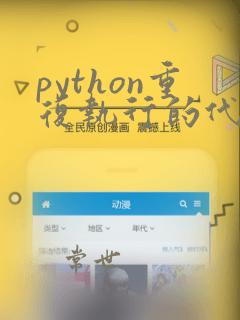 python重复执行的代码
