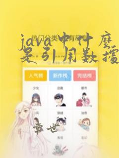 java中什么是引用数据类型