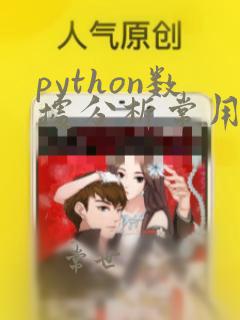 python数据分析常用库