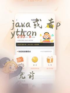 java或者python