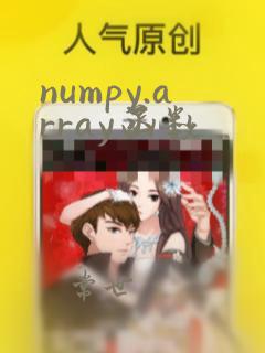 numpy.array函数