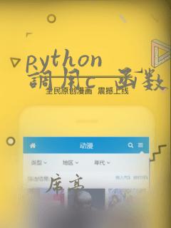 python 调用c  函数