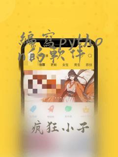 编写python的软件