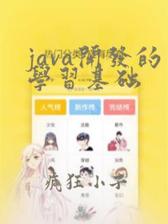 java开发的学习基础