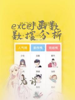 excel函数数据分析