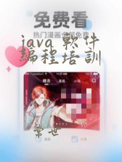 java 软件编程培训
