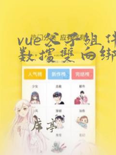 vue父子组件数据双向绑定