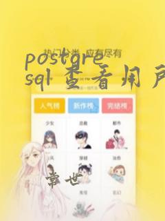 postgresql 查看用户权限