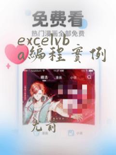 excelvba编程实例