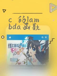 c  的lambda函数