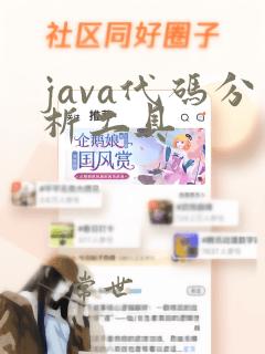 java代码分析工具