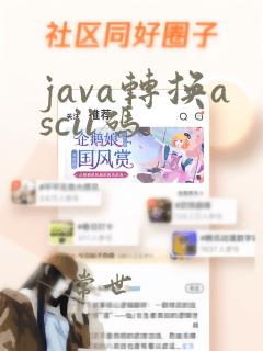 java转换ascii码