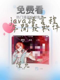 java语言程序开发软件
