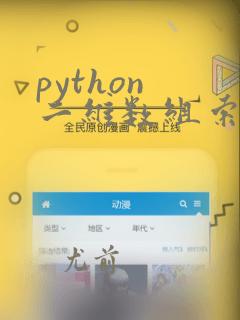 python 二维数组索引