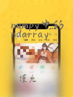 numpy中的ndarray
