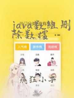 java数组删除数据