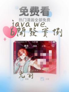 java web开发实例
