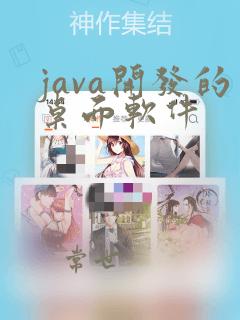 java开发的桌面软件