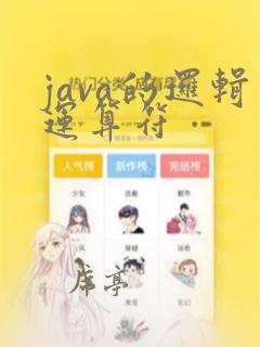 java的逻辑运算符