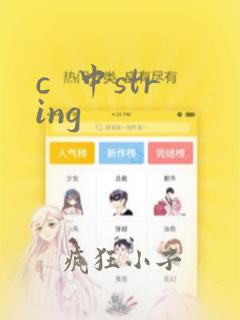 c  中string