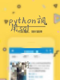 python调用sql