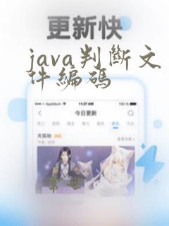 java判断文件编码