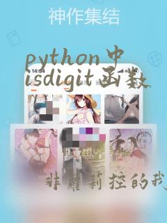 python中isdigit函数