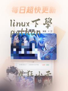 linux下学python