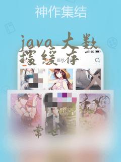 java 大数据缓存