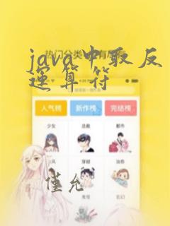 java中取反运算符