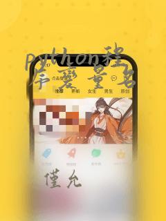 python程序变量名