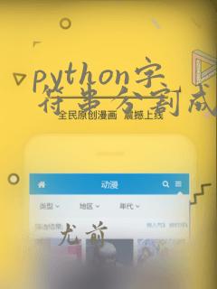 python字符串分割成列表