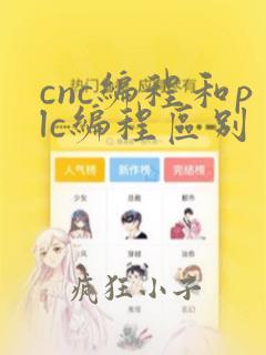 cnc编程和plc编程区别