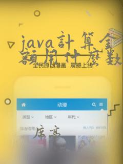 java计算金额用什么数据类型