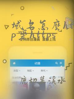 域名怎么http变https