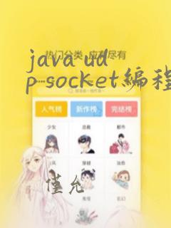 java udp socket编程主要用到的两个类