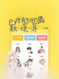 python函数运算