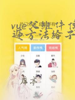 vue父组件传递方法给子组件