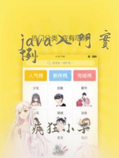 java入门实例
