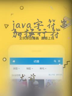 java字符串加换行符