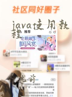 java使用教程