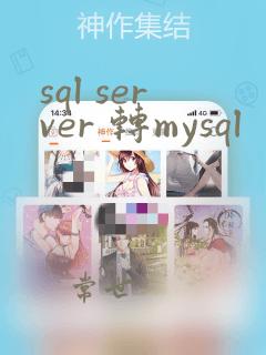 sql server 转mysql