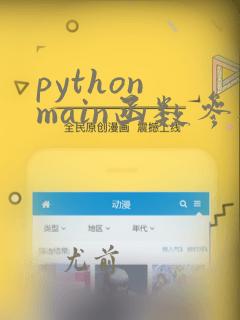 python main函数参数