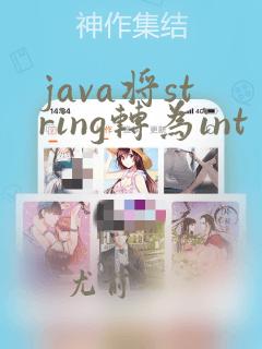 java将string转为int