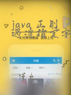 java 正则过滤指定字符串