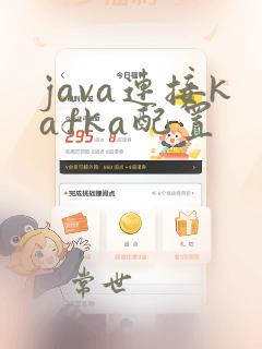 java连接kafka配置