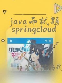 java面试题 springcloud