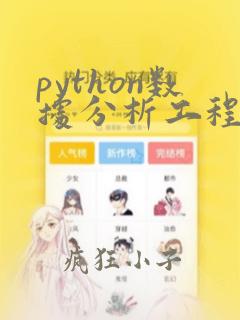 python数据分析工程师